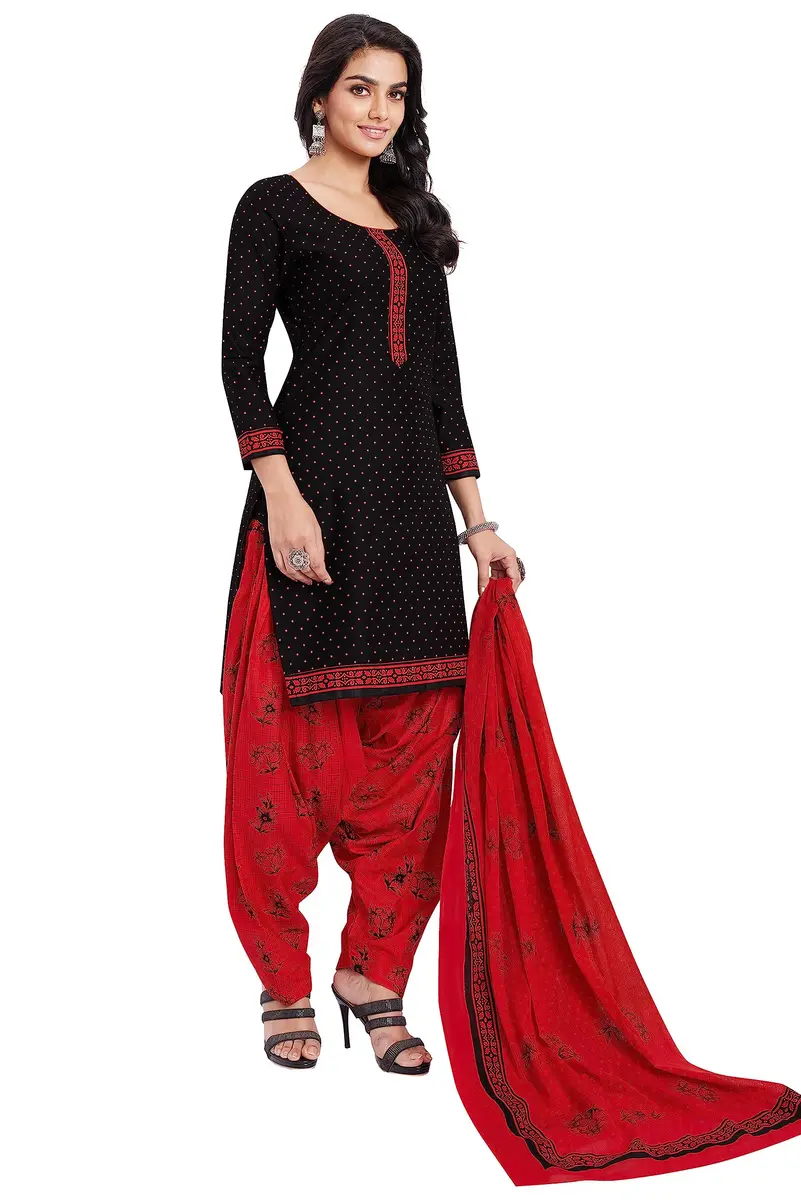 Miraan Cotton Printed Readymade Salwar Suit for Women (XX-Large) | Stylish, Durable & Light-Weight - view 4