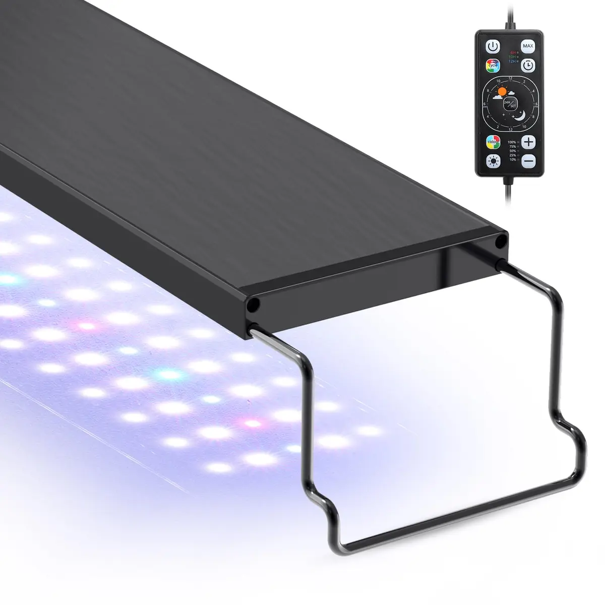 hygger Full Spectrum Aquarium LED Light 20W 55cm (21.6in) | 24/7 Day-Night Cycle, Timer, Dimmable, WRGB LEDs for 18-24 inch Tanks - main product image
