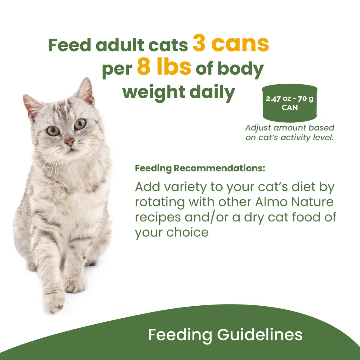 almo nature Classic Complete - Wet Cat Food - Chicken Recipe in Gravy - Grain Free, GMO Free, No Artificial Colors and Flavors, 2.47oz (Pack of 12) - view 6