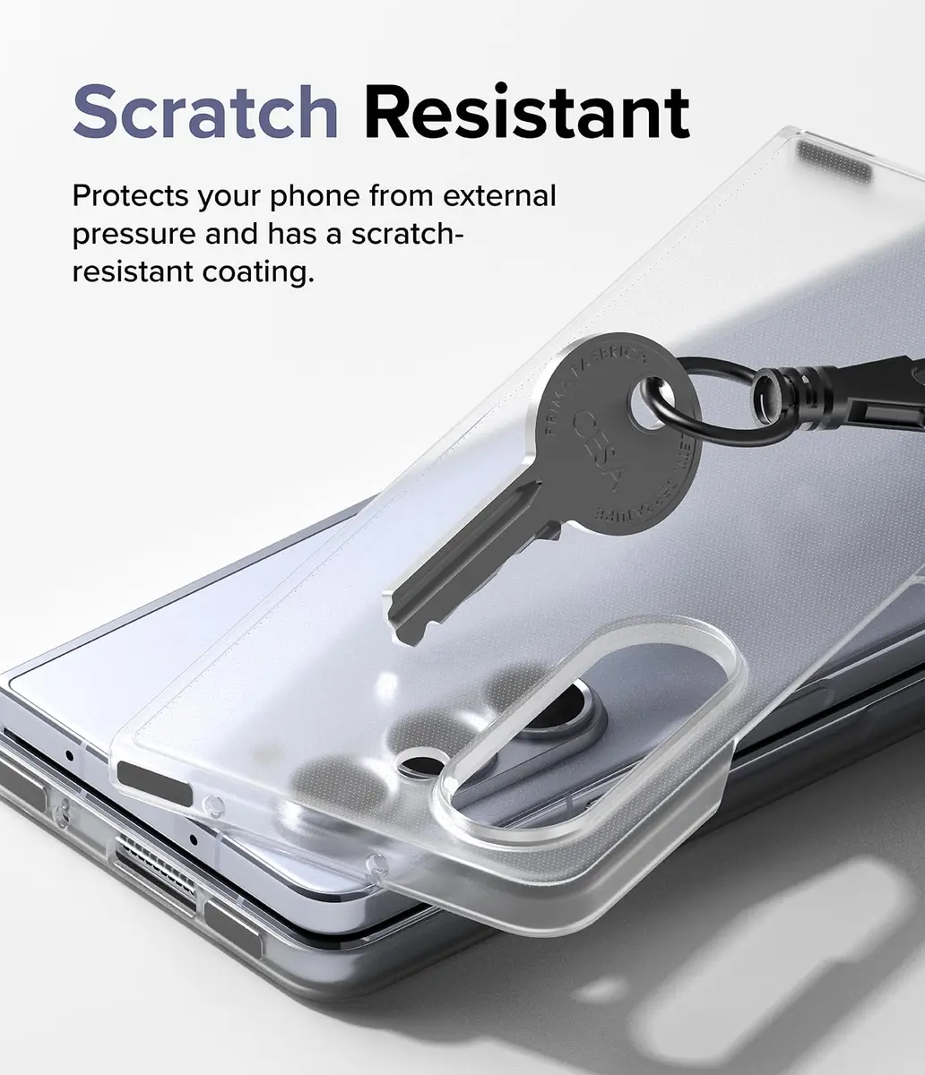 Ringke Cellular Phone Case for Samsung Galaxy Z Fold 5 | Slim Matte Clear - view 7