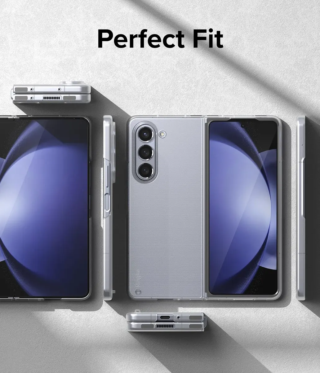 Ringke Cellular Phone Case for Samsung Galaxy Z Fold 5 | Slim Matte Clear - view 9