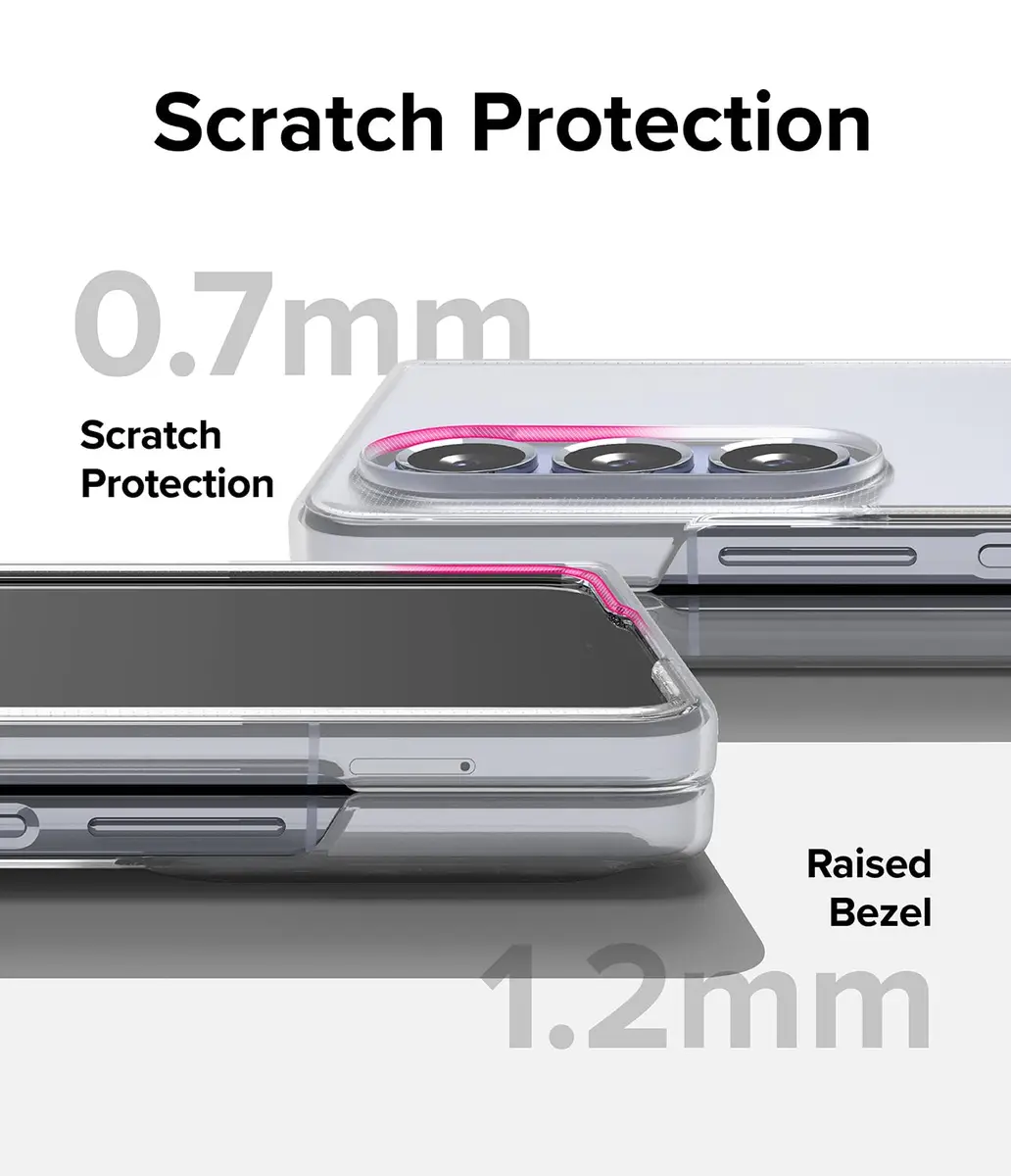Ringke Cellular Phone Case for Samsung Galaxy Z Fold 5 | Slim Matte Clear - view 2