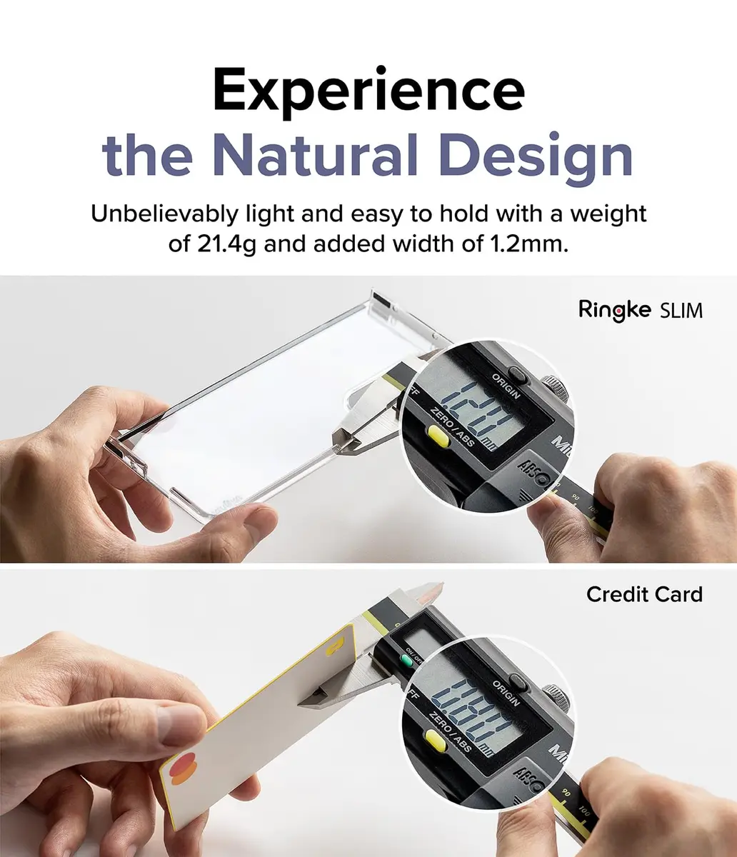 Ringke Cellular Phone Case for Samsung Galaxy Z Fold 5 | Slim Matte Clear - view 4