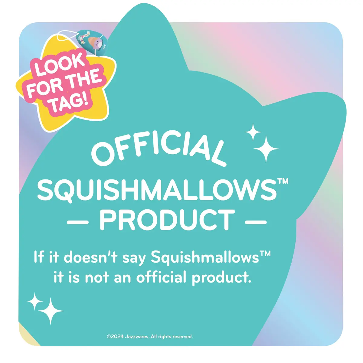 Squishmallows 10-Inch (25.4 cm) Patty Purple Cow Plush Toy | ASTM-Tested for Kids Ages 3+ - view 5