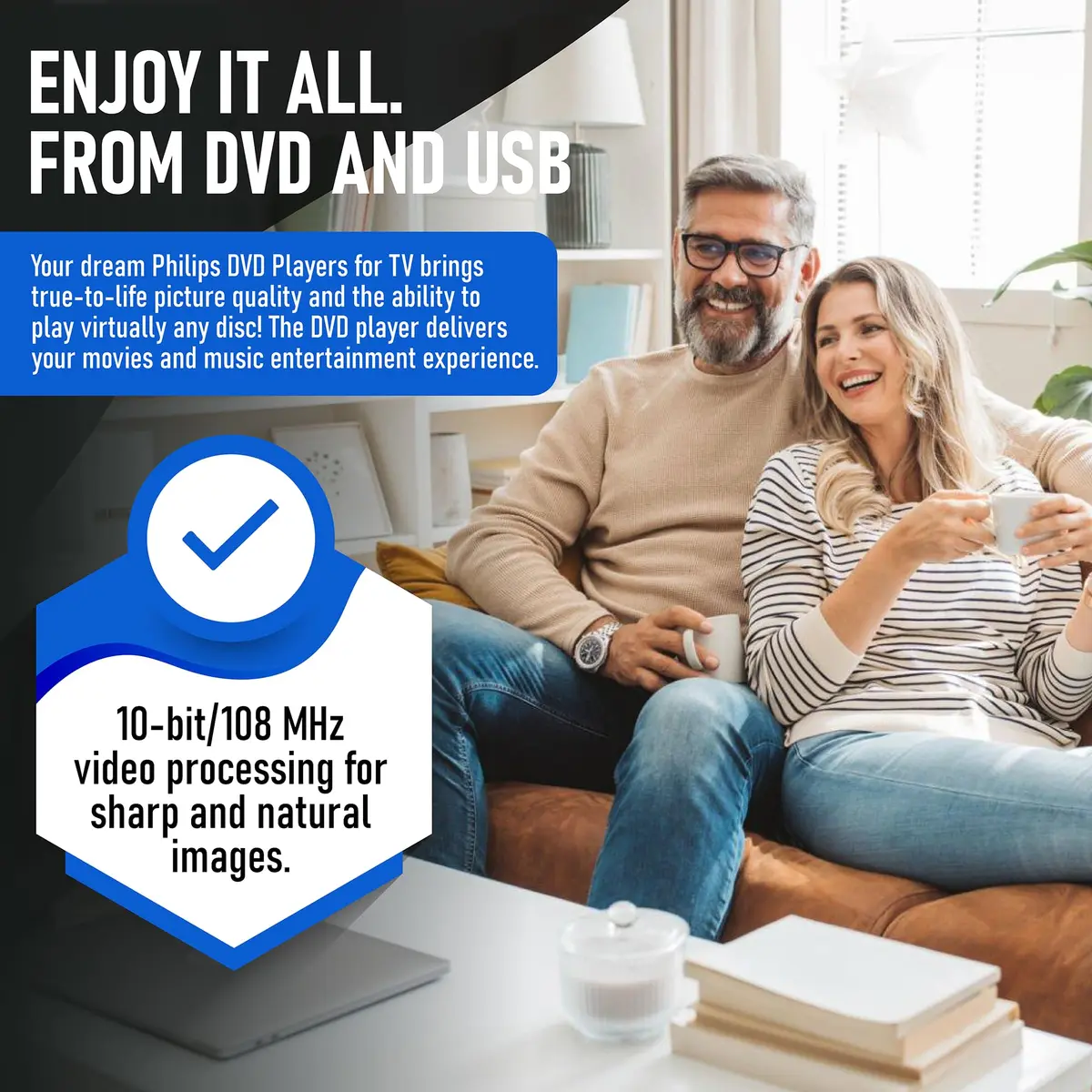 Philips All Region DVD Player 1080P HDMI USB | Plays DVDs from Any Region - view 7