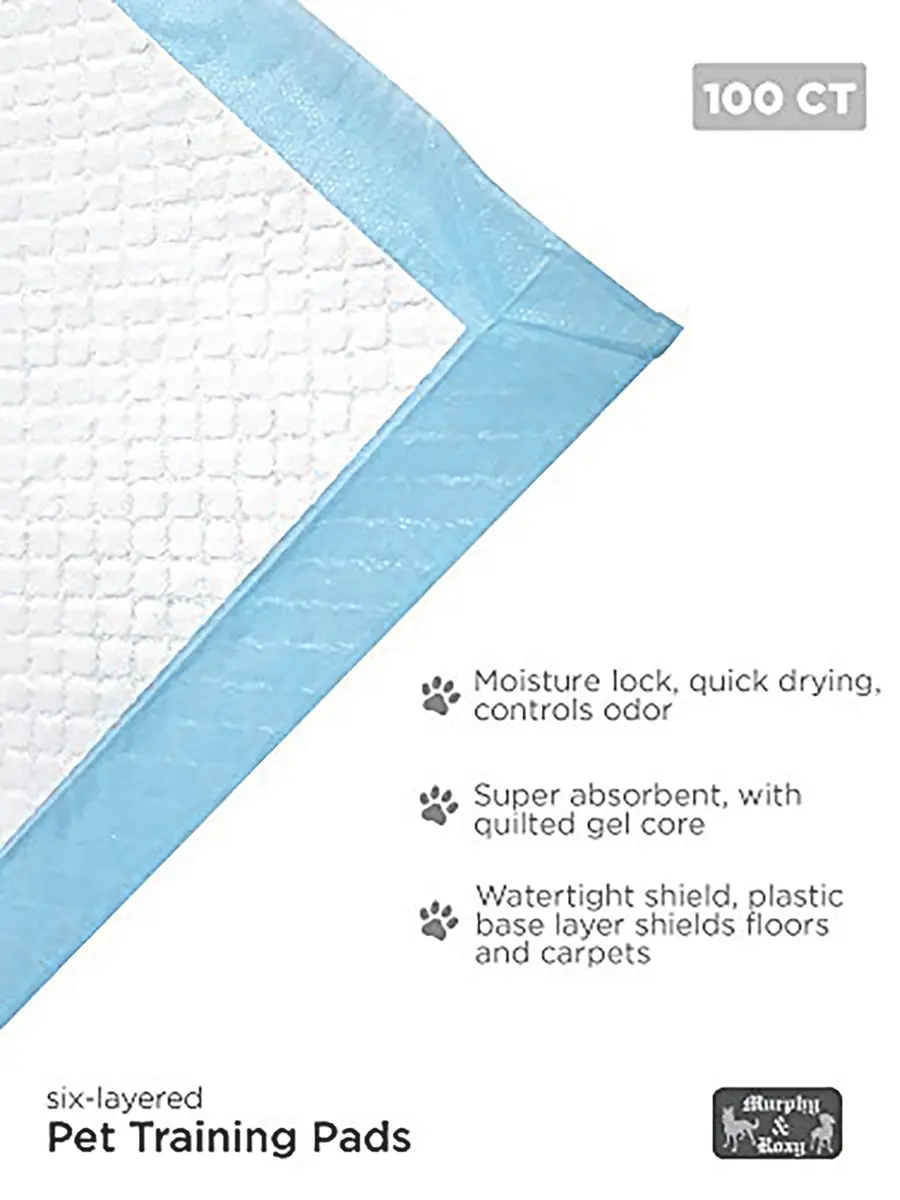 Murphy & Roxy Unscented Pet Training Pads Extra Large 26x30 Inches | Super-Absorbent with Gel Core & Odor Control - view 3