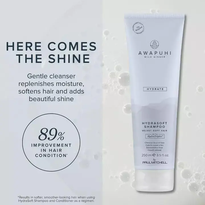 Awapuhi Wild Ginger HydraSoft Shampoo 8.5 fl. oz | Velvety Soft Hair, All Hair Types - view 4