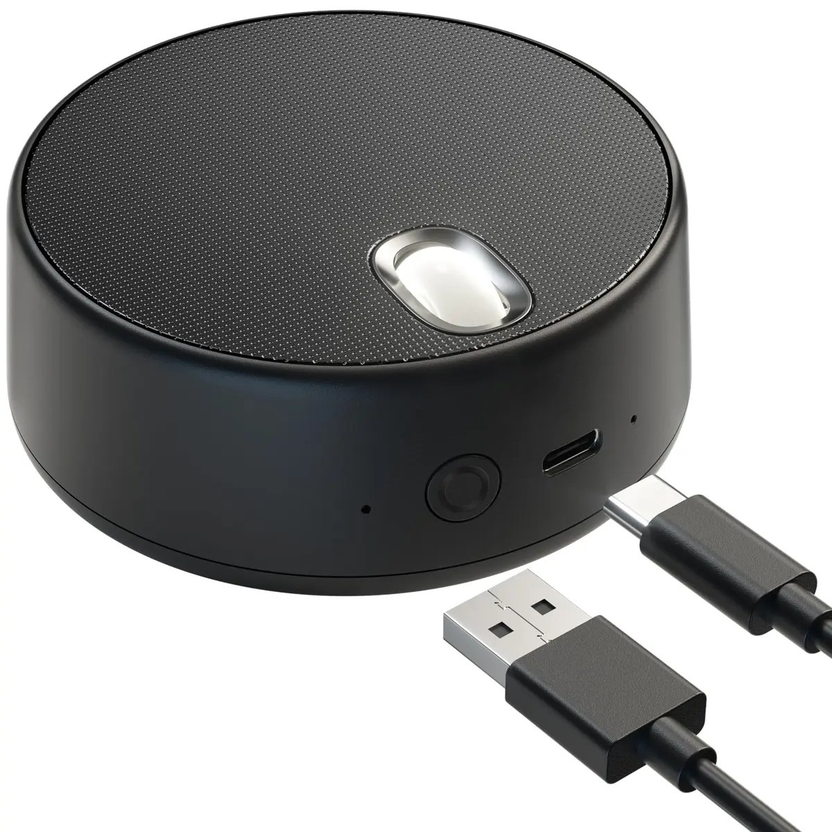 ROFALL USB Computer Speakers with Microphone, 2.5cm (1 inch) Woofer, 3W | Clear Voice Pickup for Calls & Meetings - main product image