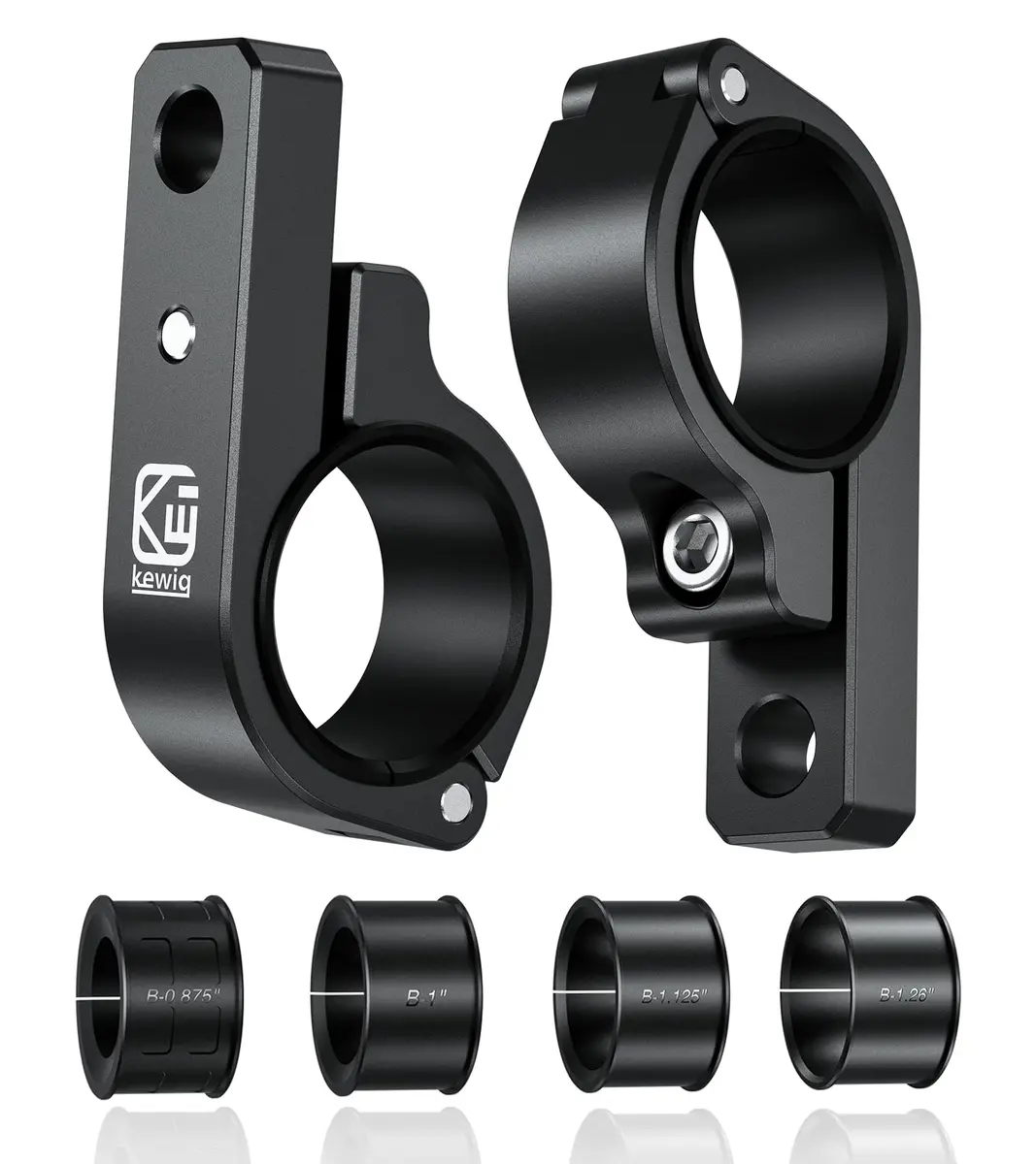 VAZESWIN 2PCS Aluminum Alloy Light Bar Mounts | Heavy-Duty Roll Cage Brackets for Vehicles - main product image