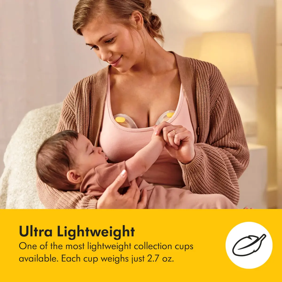 Medela Hands-Free Collection Cups 5 oz (150 ml) | 2-Piece Set for Freestyle Flex, Pump in Style, Swing Maxi - view 4