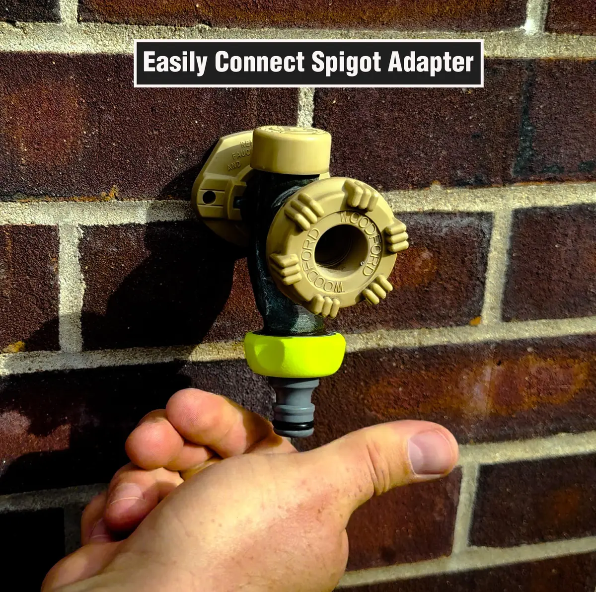 Flexzilla Garden Hose Quick-Connect Fittings 3/4 inch | Water-tight, Flow-Stop Coupler, Green - view 6