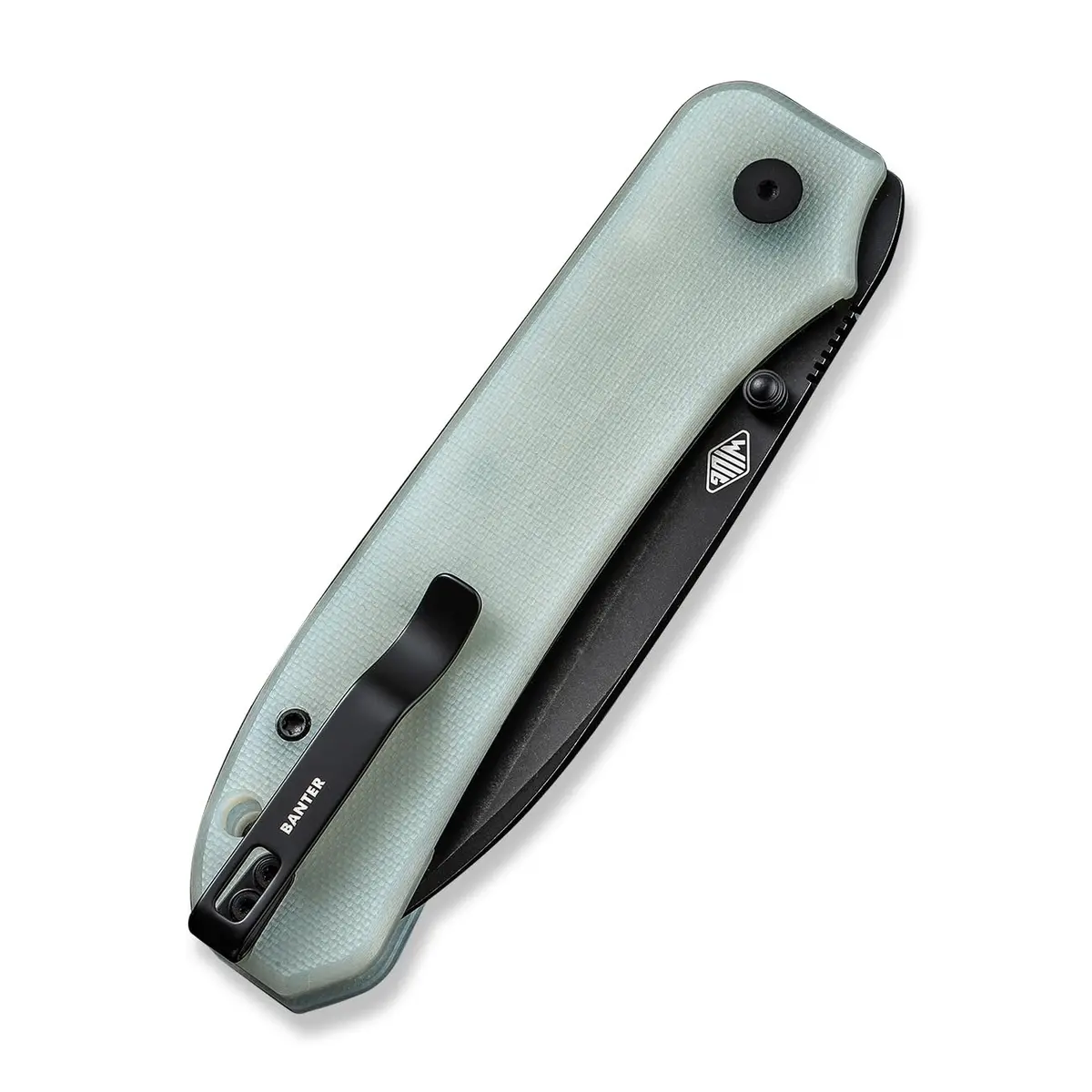 WeKnife WE210453 Big Banter Linerlock Jade | Pocket Knife with Jade G10 Handle, CPM-20CV Blade, 4.63" Closed - view 5