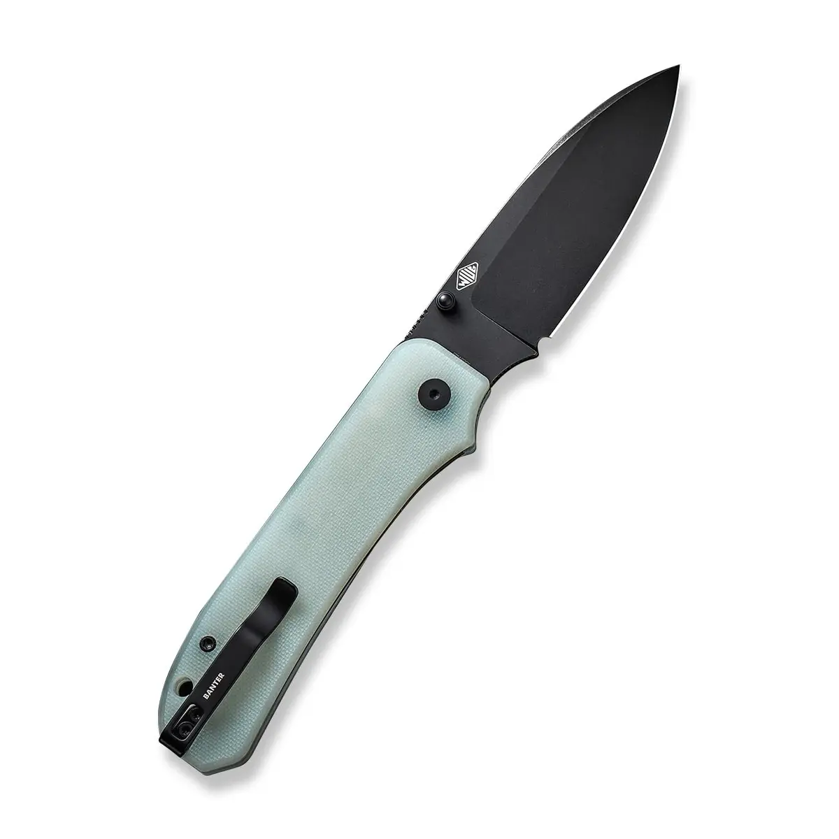 WeKnife WE210453 Big Banter Linerlock Jade | Pocket Knife with Jade G10 Handle, CPM-20CV Blade, 4.63" Closed - view 2