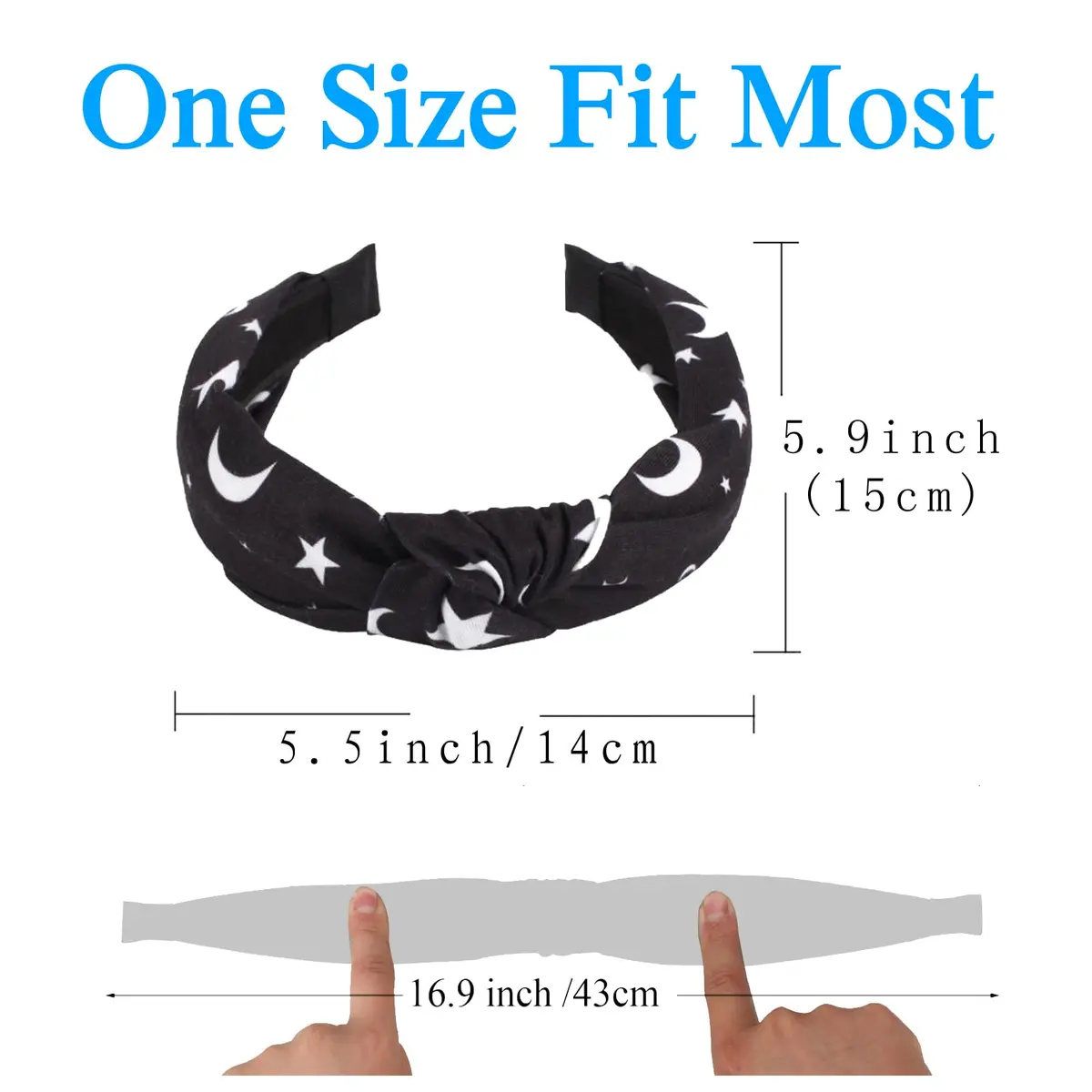 Ardorchid Halloween Headbands for Women Girls | 4-Pack Elastic Fabric Hairbands - view 6