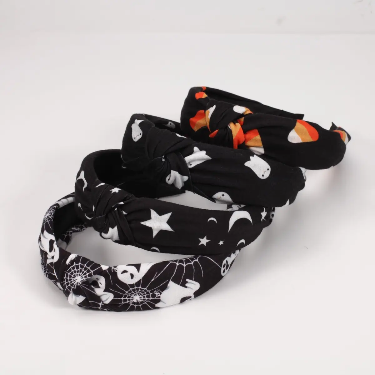 Ardorchid Halloween Headbands for Women Girls | 4-Pack Elastic Fabric Hairbands - view 7