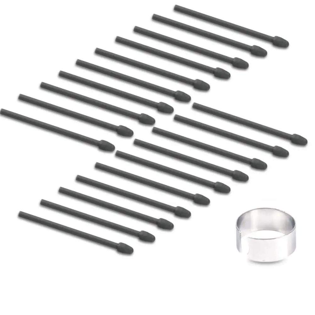 yelzoolny Marker Pen Tips for Remarkable 1/2 Stylus Pen Plus Replacement Soft Nibs with Tool (20 PCS/2B) | Paper-Like Writing Feel - main product image