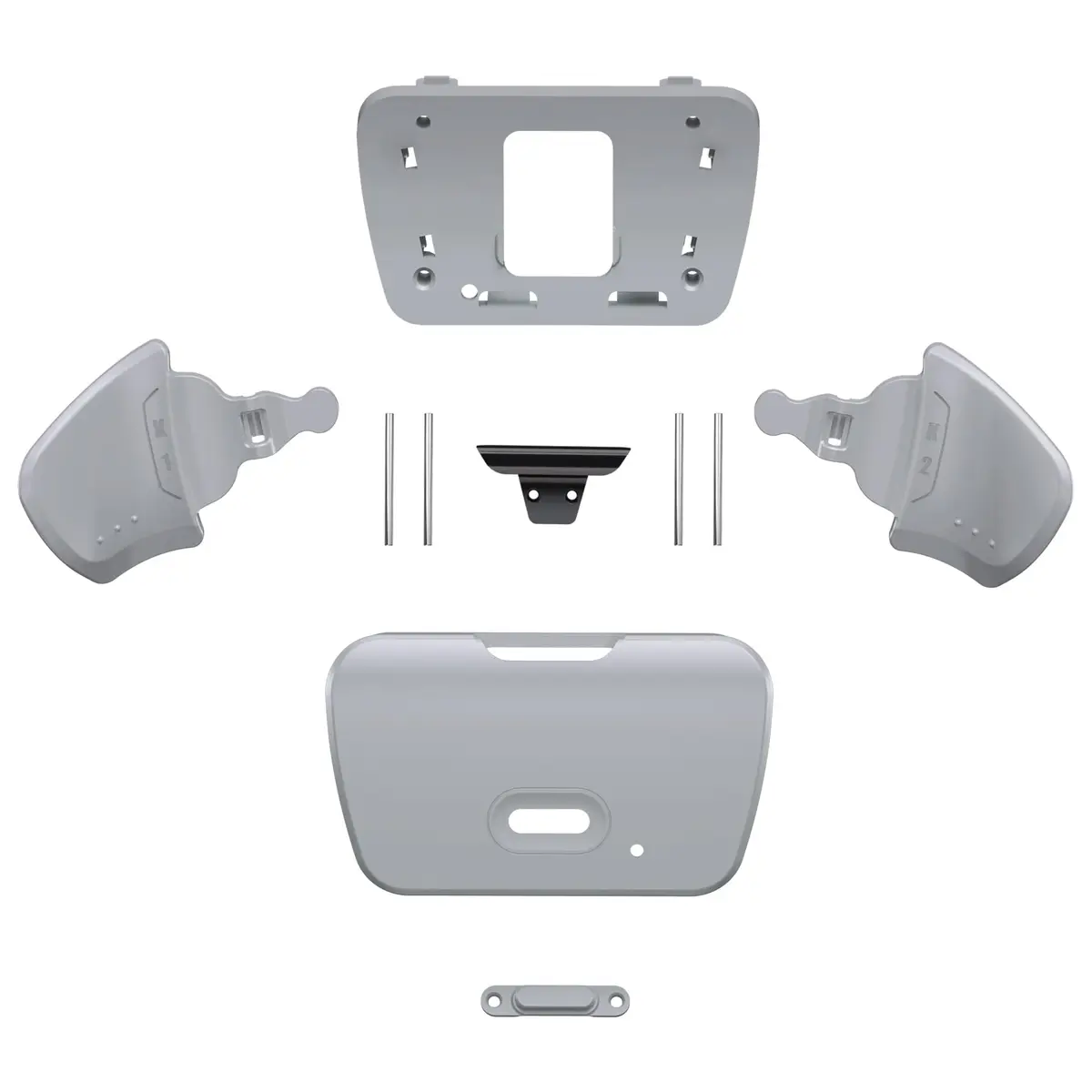 eXtremeRate New Hope Gray K1 K2 Back Button Housing Shell for PS5 Controller | Compatible with Rise Remap Kit - view 3