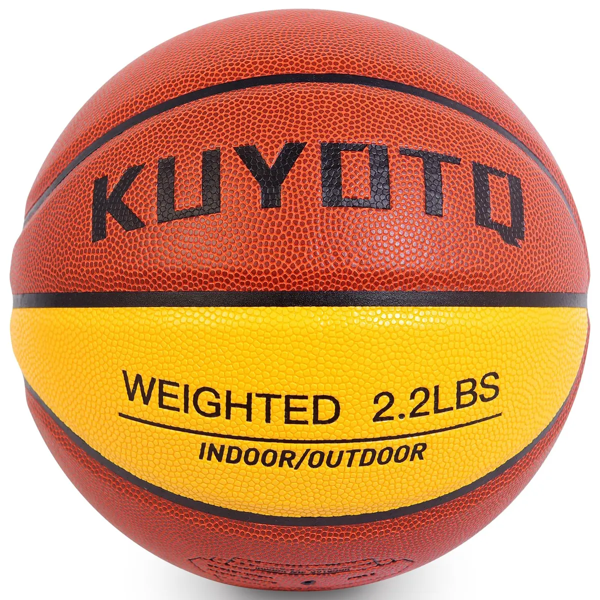 KUYOTQ 2.2lbs Weighted Training Basketball Size 6 (1.0kg) | Improve Ball Handling Dribbling - main product image