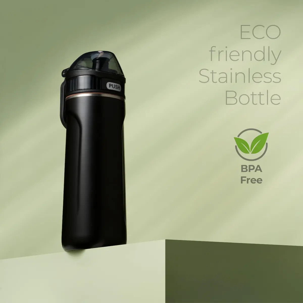 SIPX 18 oz Premium Stainless Steel Water Bottle with Straw Lid | Triple Insulated, Leakproof & BPA-Free - view 3