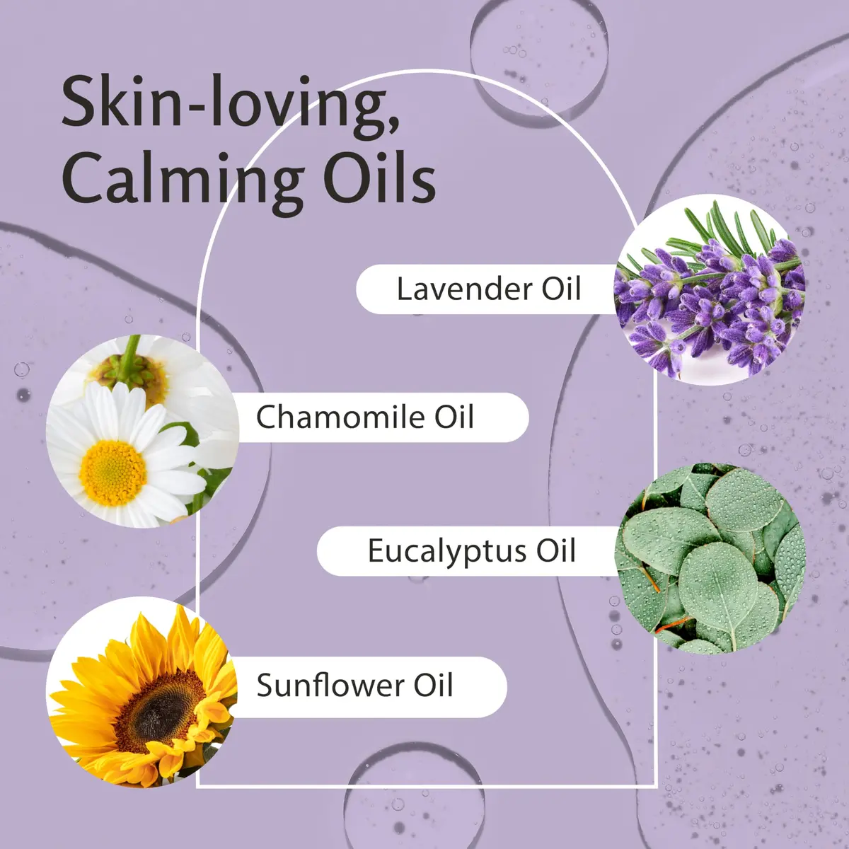 M3 Naturals Lavender Sensual Massage Oil 242ml (8 fl oz) | Calms Mind & Body with Collagen & Stem Cells - view 6