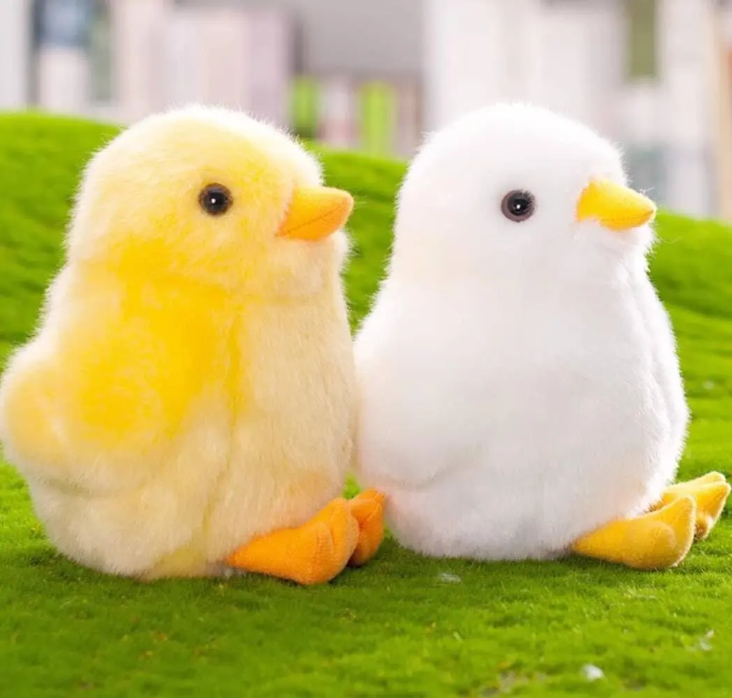 Backlood Toys 6 Inch Small Yellow Chick Plush Toy | Soft, Fluffy & Child-Friendly - main product image