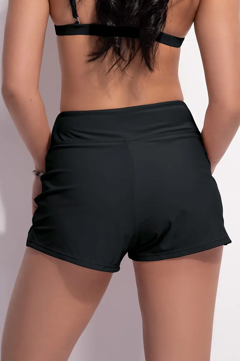 Beautikini Period Swimwear Bottoms High Waisted Full Coverage Black S | Leakproof, Tummy Control, Sun Protection - view 2