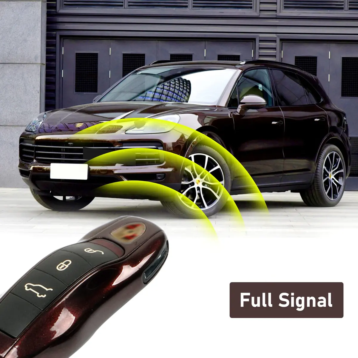 Jaronx Compatible with Porsche Key Fob Cover for Cayenne Panamera Macan | Scratch-Resistant ABS, Custom Fit - view 5