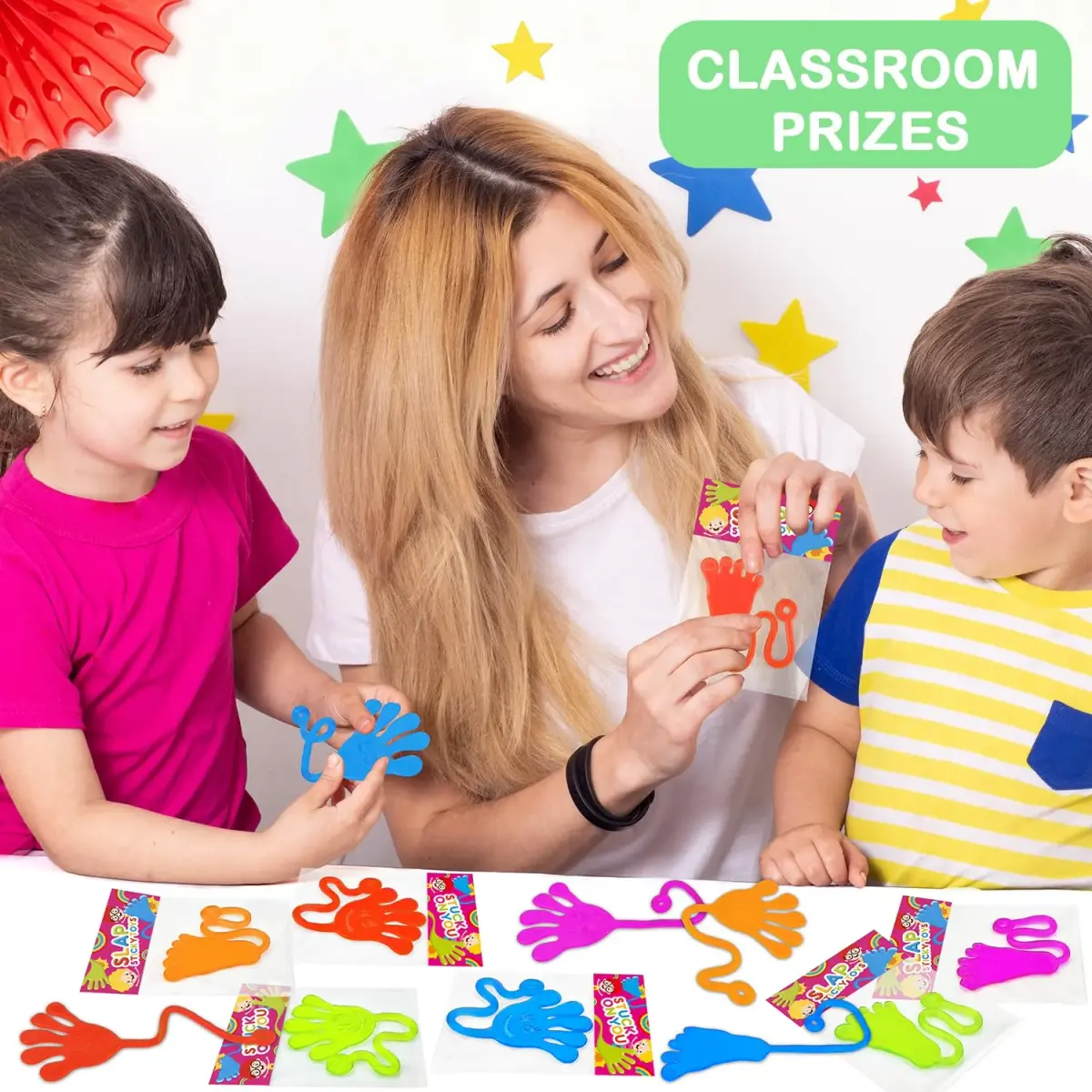 Leetous Sticky Hands & Feet Party Favors 20 PCS | Non-Toxic Vinyl Toys for Kids 3-6 Years - view 6