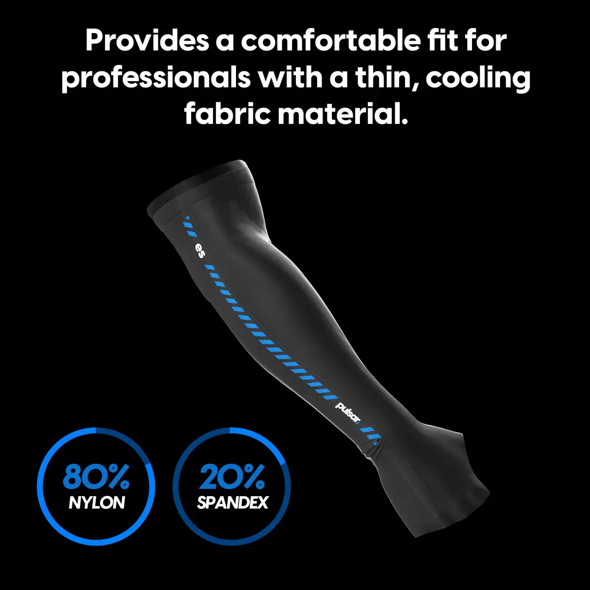 Pulsar Gaming Gears Palm Long Gaming Arm Sleeve, Large, Black | Cooling, Elastic, Durable for eSports - view 5