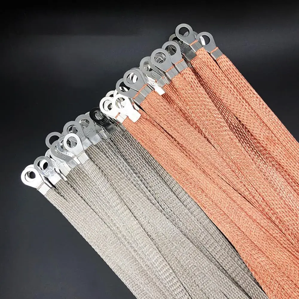Euogeudel Flat Copper Braid Cable 5m (16.4ft) | Grounding Strap Wire for Electrical Circuits - view 6