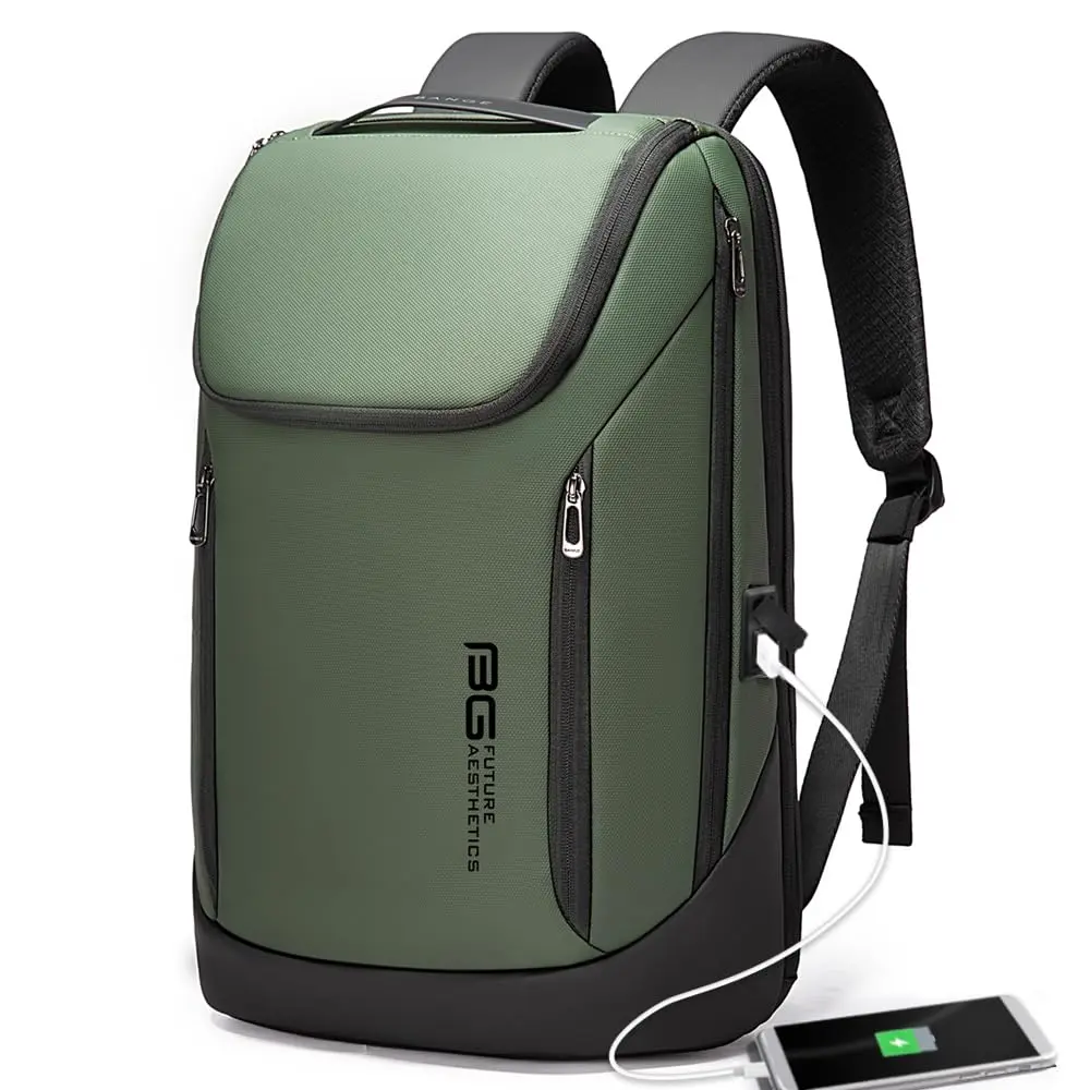 BANGE Business Waterproof Laptop Backpack 15.6" | Durable Travel & Business Bag with USB Port - main product image