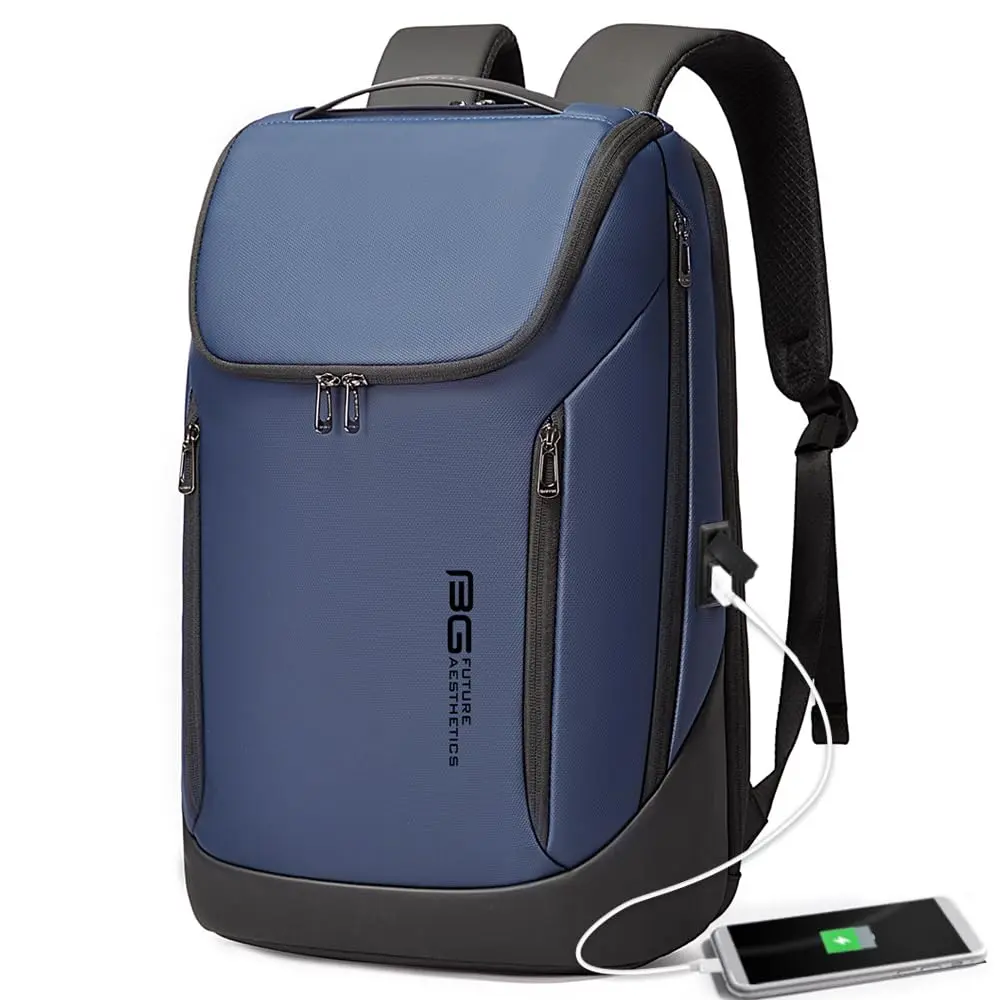BANGE Business Smart Backpack Waterproof Fit 15.6 Inch Laptop Backpack with USB Charging Port, Travel Durable Backpack (36cm x 18cm x 45cm / 14.2" x 7.1" x 17.7") - main product image