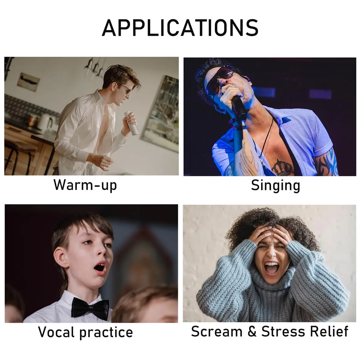 ALKISTA Vocal Dampener for Singing Practice, Portable Soundproof Dome with Thin Tube for Vocal Training & Stress Relief | 159 g (0.35 lb) - view 6
