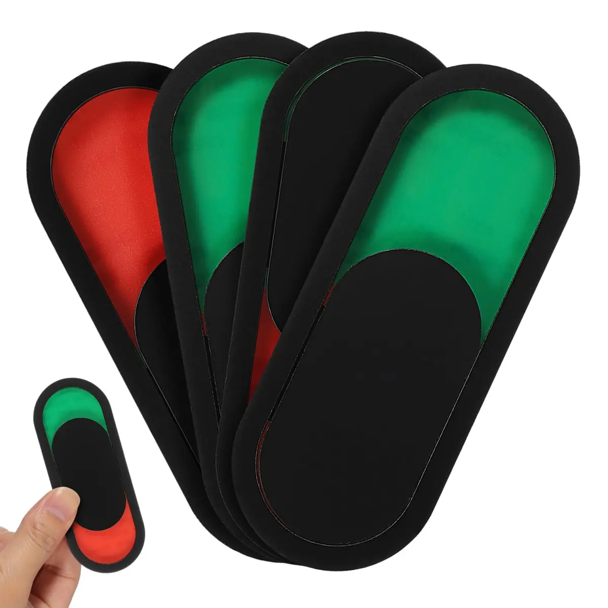 MAGICLULU Privacy Sign 4 Pack, Red Green | Door Status Indicator for Home & Office - main product image