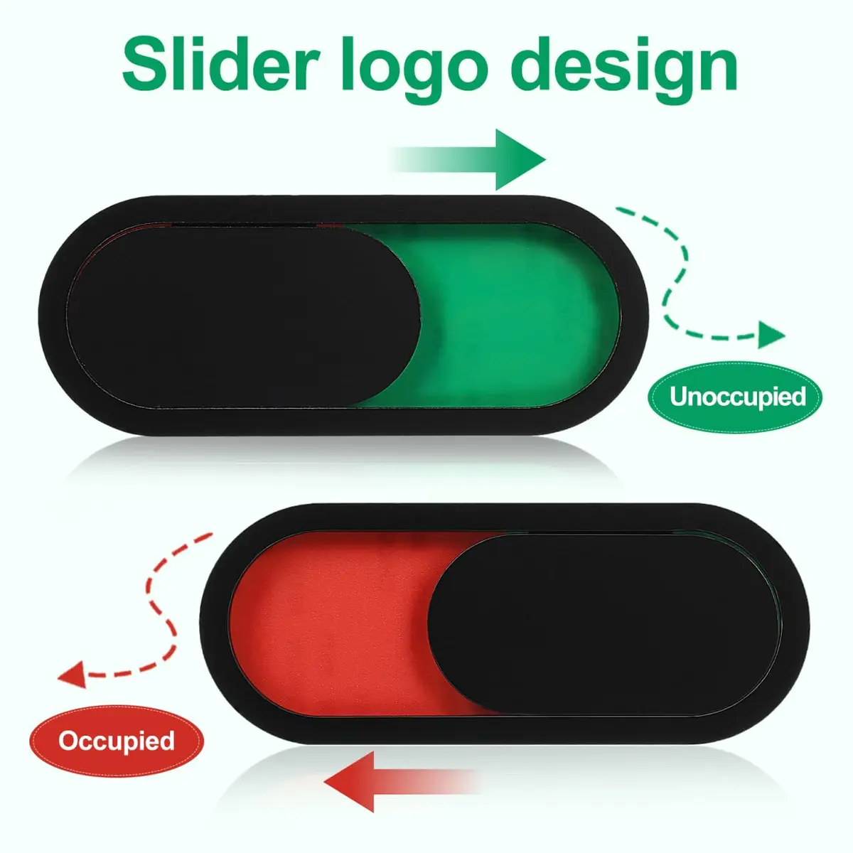 MAGICLULU Privacy Sign 4 Pack, Red Green | Door Status Indicator for Home & Office - view 3