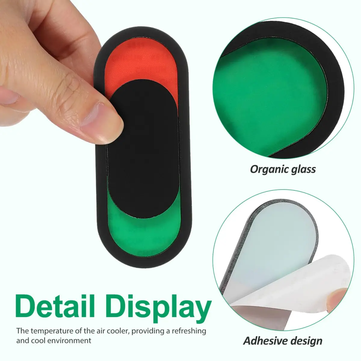 MAGICLULU Privacy Sign 4 Pack, Red Green | Door Status Indicator for Home & Office - view 4