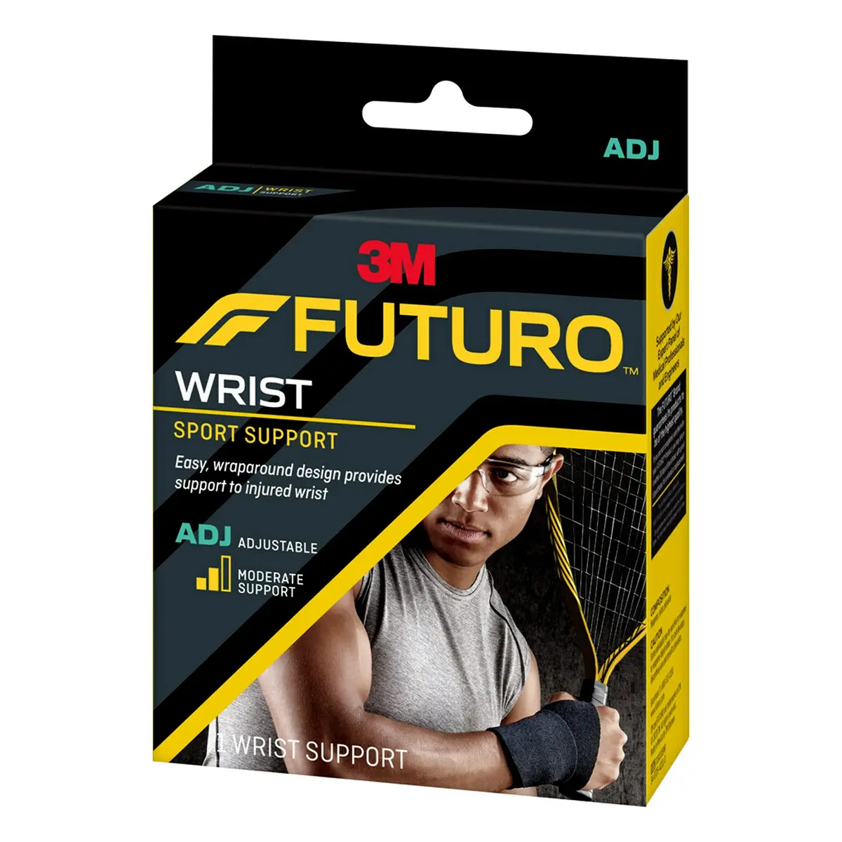Futuro Sport Wrist Support Brace 4-Pack Black | Moderate Support for Sports & Activities - view 3