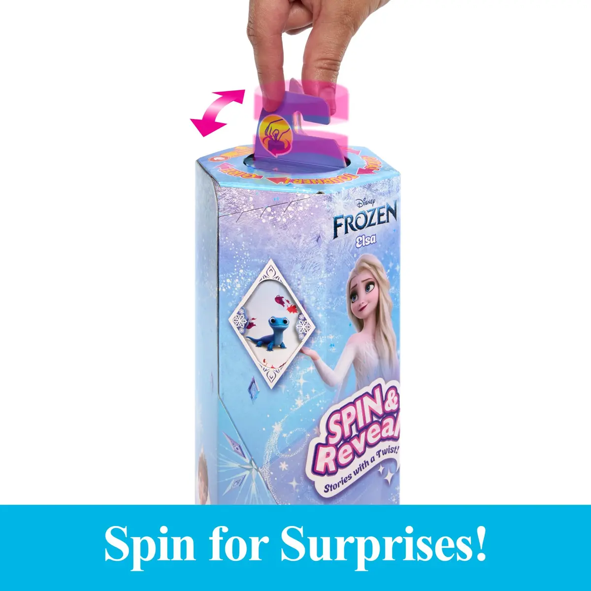 Mattel Disney Frozen Elsa Fashion Doll Set, Spin & Reveal with 11 Surprises, Inspired by the Movie - view 3