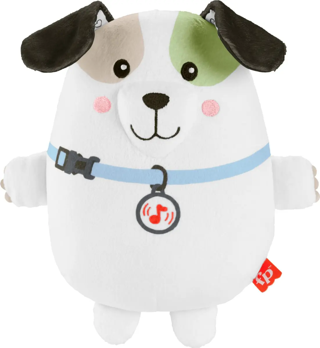Fisher-Price Calming Vibes Puppy Soother Plush Sound Machine 18cm (7.13 inches) | Soothes Newborns with Music, Sounds & Vibrations - main product image