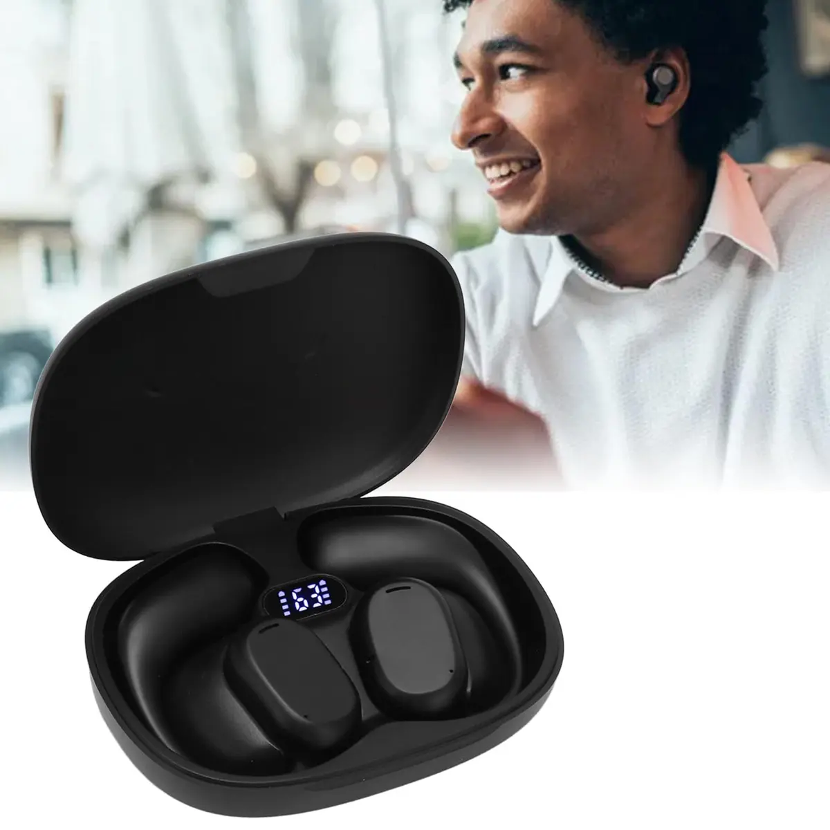 Pomya Translator Earbuds Bluetooth5.1 74 Languages 70 Accents | Real Time Voice Translator with APP - view 4