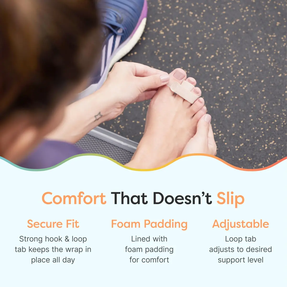ZenToes Hammer Toe Straightener & Buddy Wraps, 8 Ct | Gentle Toe Support for Everyday Comfort - view 4