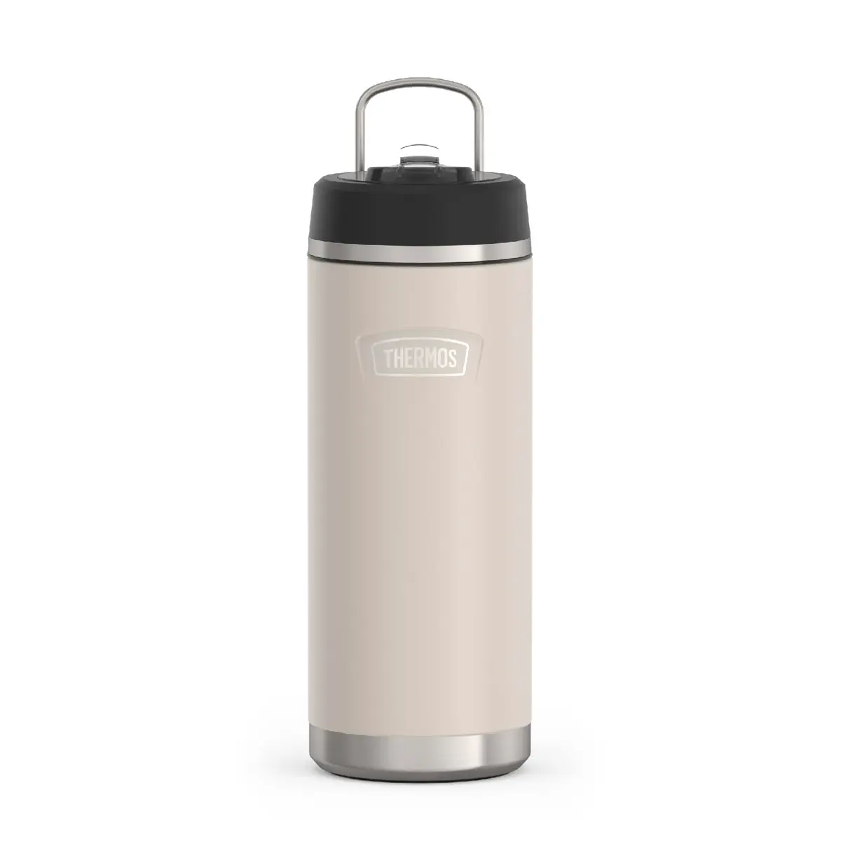 THERMOS ICON SERIES Stainless Steel Water Bottle with Straw Lid 32 Ounce | Keeps Drinks Cold 24H - main product image