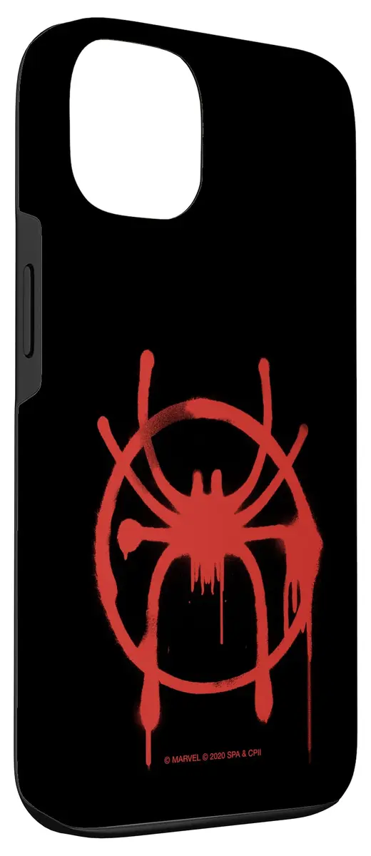 Marvel Spider-Man Into The Spider-Verse Miles Morales Spider Case for iPhone 13 | Bold Graffiti Design with Drop Protection - view 3