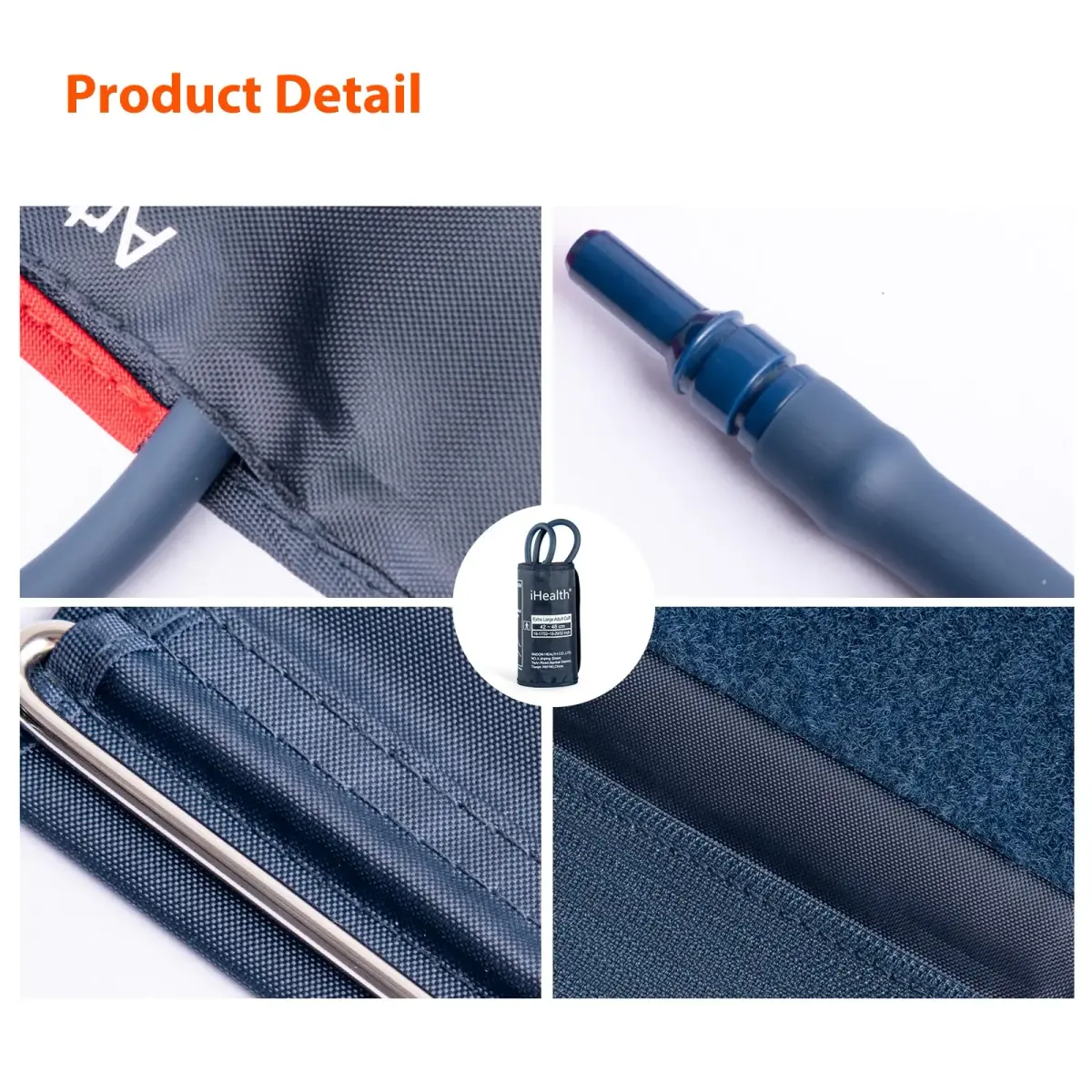 iHealth Extra Large Adult Replacement Blood Pressure Cuff 48cm (18.9") | Clinically Accurate for Big Arms - view 6