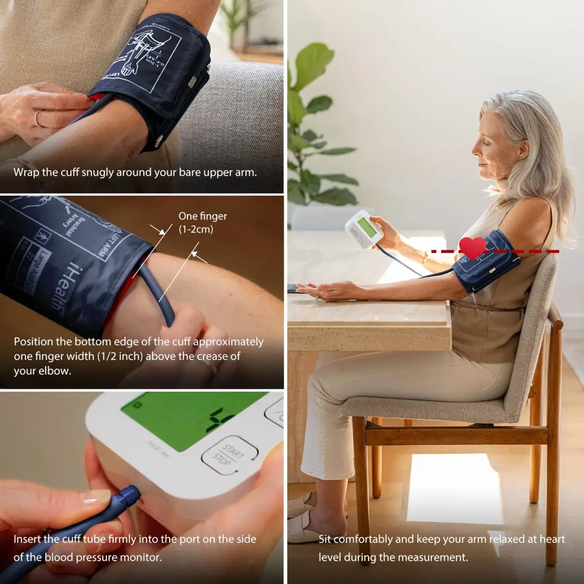 iHealth Extra Large Adult Replacement Blood Pressure Cuff 48cm (18.9") | Clinically Accurate for Big Arms - view 7