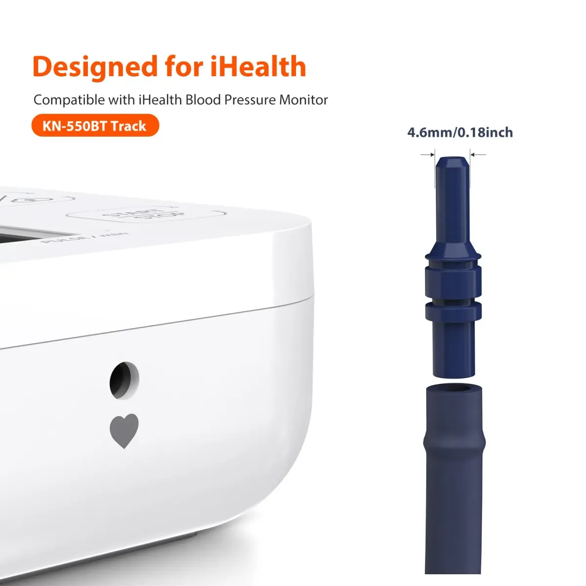 iHealth Extra Large Adult Replacement Blood Pressure Cuff 48cm (18.9") | Clinically Accurate for Big Arms - view 3