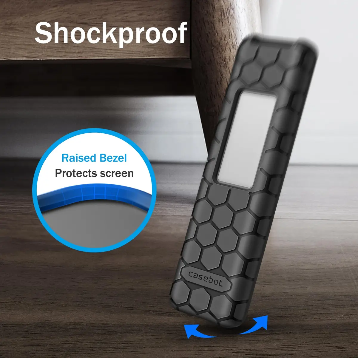 FINTIE Portable Electronic Device Cover for Samsung Remote TM2560E TM2360E TM2360F TM2361F TM2361E | Shockproof & Glow in Dark - view 4