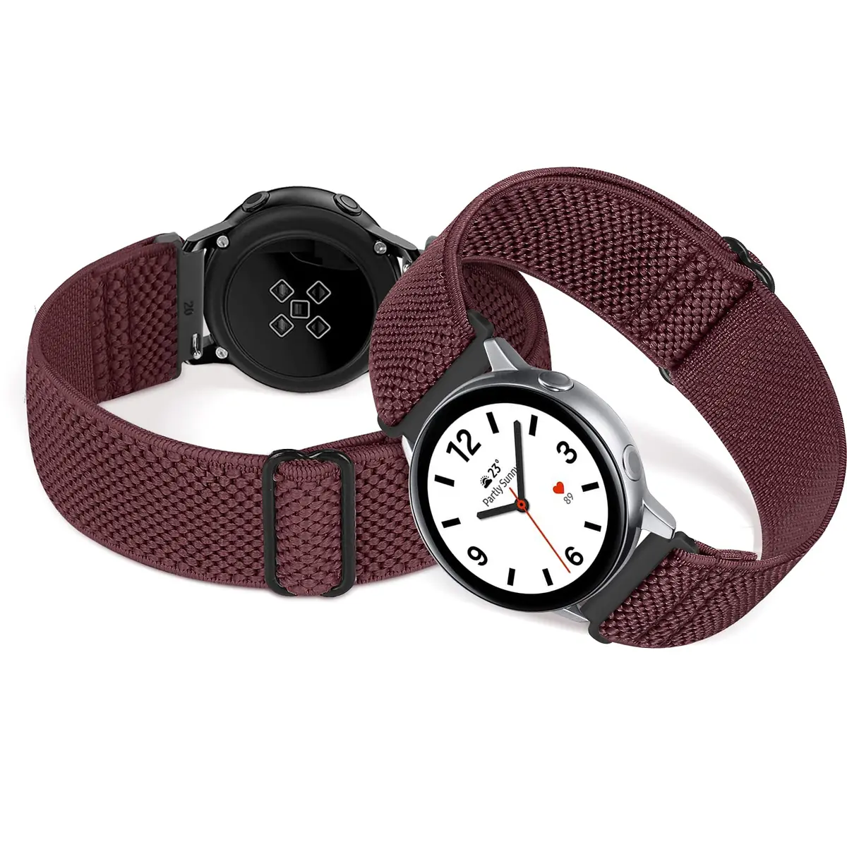 Relting Compatible with 16mm-24mm Watch Bands | Adjustable Nylon Solo Loop for Men & Women - view 5