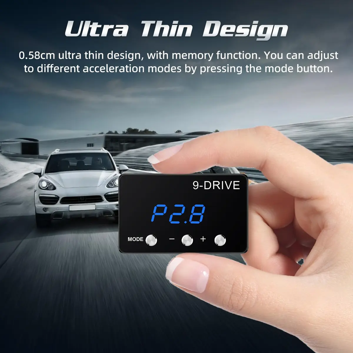 MAIMEIMI Throttle Response Controller, 9 Drive Modes Smart Electronic Pedal Accelerator for Dodge Ram 1500 Jeep Wrangler JL Gladiator JT Nissan Titan Trucks Frontier | 9x9 Drive Modes - view 5