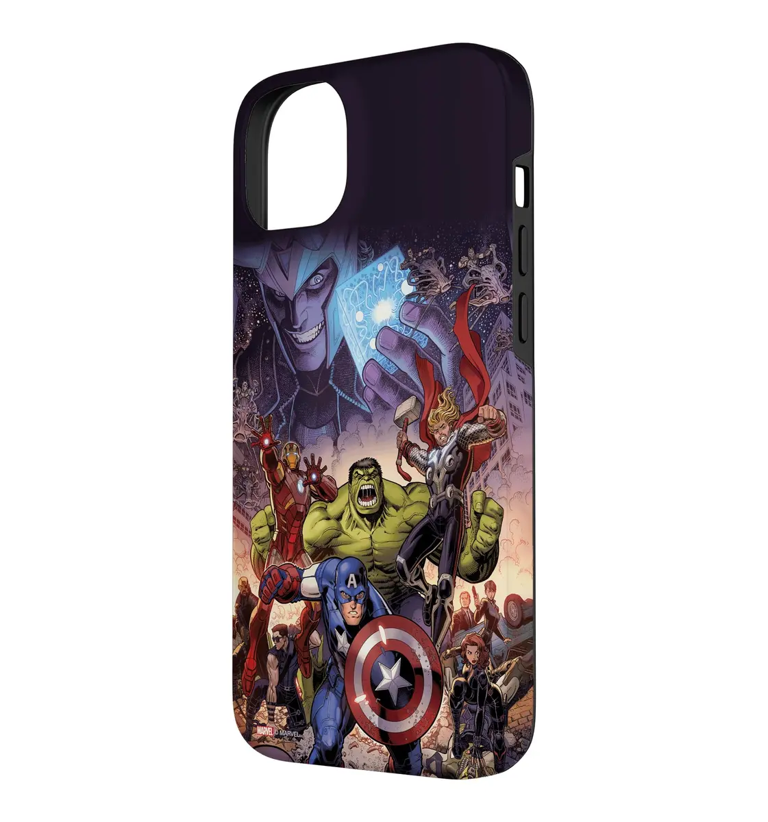 Marvel The Avengers Infinity Saga Comic Cover Case for iPhone 14 Plus | Marvel Super Hero Phone Cover with Drop Protection - view 2